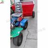 Máquina de lavar areia e cardar grama tipo carro, lavagem automática de areia, equipamento mecânico a diesel para gramado