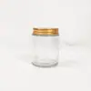 Frasco de Creme Transparente de 150ml Copo para Vela Frasco de Vidro Selado Transparente Frasco de Amostra para Reembalagem de Cosméticos Creme para os Olhos