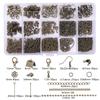 Accesorios de joyería para hacer tú mismo, pendientes, ganchos para la oreja, pulseras, collares, materiales hechos a mano con cuentas, herramientas, juego