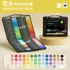 Pintura com marcador acrílico de ponta macia arte para estudantes aluno do ensino fundamental crianças colorir caneta aquarela 0 lavável