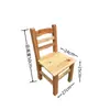Silla Pequeña Duradera con Respaldo, Asiento Infantil, Taburete de Madera para el Hogar, Silla con Respaldo, Silla de Madera Maciza, Banco para Cambiarse los Zapatos