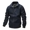 [Código Europeu Transfronteiriço Estilo Quente] Nova Jaqueta Cardigan Masculina Cor Lisa 2025 Primavera & Outono Solta Business Casual