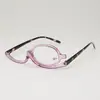 Nuevo Espejo de Maquillaje de Alta Definición para Presbicia 2026 con Lente Único Giratorio Izquierdo y Derecho, Montura de Gafas para Presbicia de Aspecto Juvenil C