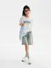 Shorts de Mezclilla Lavada Vintage para Niñas 2026 Verano Nuevo Estilo Pantalones Casuales Delgados para Niños Mayores