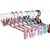 Colgador de Plástico para Pantalones Secado sin Marcas Ajuste Telescópico Apilable Pinza para Faldas Lencería Hogar Adultos Niños Colgar Pantalones Fábrica