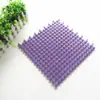 Alfombrilla Creativa de Piso de PVC Patchwork Libre DIY Baño Antideslizante Cocina Barrera de Agua Inodoro Ducha Felpudo Cortable