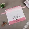 Em estoque rolo de toalha de limpeza toalha bolsa com cordão bolsa de embalagem de toalha facial descartável bolsa com cordão transparente fosca portátil