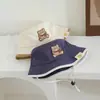 Sombrero de Pescador Otoño Nuevo Sombrero para Bebé Protección Solar al Aire Libre Sombrero de Cubeta de Oso para Niños Estilo Coreano Lindo Sombrero de Dibujos Animados