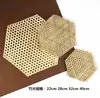 Corredor de Vento para Jardim de Infância Decorações Penduradas Decorações Feitas à Mão Fatias de Bambu Vazadas para Casa de Campo Anéis Materiais Criativos