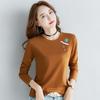 2675 # Camiseta de Manga Larga para Mujer Algodón Puro (Foto Real Tomada) (95 Algodón 5 Spandex) (Nuevo Tamaño XXL)