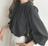 Gran cantidad de pedidos extranjeros de gran venta en stock, Camisas coreanas Lotte, Camisas interiores, Camisas de gasa con mangas abullonadas