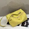 Nova Moda 2025 Bolsa de Ombro de Couro Genuíno Nicho Boston de Alta Qualidade Bolsa Feminina Bolsa Transversal de Grande Capacidade para o Dia a Dia