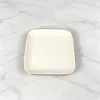 Bandeja cuadrada y redonda de cerámica estilo ins europeo para joyería, para el Día de San Valentín y el Día de la Madre, para guardar joyas, pulseras y anillos