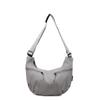 Bolsa Pequena de Nylon Leve e Versátil para Mulheres 2025 Nova Bolsa Transversal Casual Bolsa de Ombro Super Popular Bolsa Dumpling