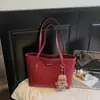 Bolso Nicho Coreano para Mujer Nuevo de Gran Capacidad Moda de Gama Alta Otoño e Invierno Bolso de Hombro a Cuadros Bolso Tote para Viajar