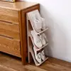Zapatero para entrada de puerta de entrada sin instalación para el hogar, de plástico, DIY, simple, todo en uno, soporte para zapatos, almacenamiento de zapatos, multicapa