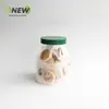 Lata de Plástico con Forma Especial de 1270 ml, Lata Sellada de PET de Alta Transparencia de Grado Alimenticio, Lata de Empaque Espiral para Té de Flor de Nuez