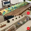 Tela para Cubrir Guqin con Pintura Tradicional, Cubierta para Instrumento Musical, Cubierta para Guzheng, Accesorios para Guzheng, Tela de Cubierta Estilo Chino Nuevo, Una Pieza al por Mayor