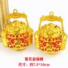 Torre plegable Palabra de fortuna festiva Yuanbao Pez Nudo chino Accesorios Ábaco Monedas de cobre DIY Hecho a mano Boda Colgante personalizado Al por mayor