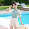 Liquidação de Moda Praia FemininaRoupa de Banho Infantil para Meninas, Peça Única e Biquínis Estilos Populares, Saia de Banho em Liquidação para o Verão