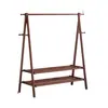 Perchero de madera maciza, perchero de pie para dormitorio, tendedero para ropa en casa, estante para colgar ropa en interiores, perchero de madera