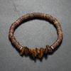 Pulsera popular transfronteriza europea y americana de grava natural y concha de coco para mujer, estilo bohemio retro, pulsera de cuentas de piedra original, nueva