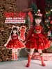 Ropa Navideña Infantil Niñas Performance Lolita Falda Tutú Invierno 2025 Vestido de Princesa para Niñas