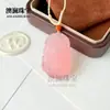 Colgante de Jade Natural Calcedonia Rosa de los Doce Signos Zodiacales, Año del Caballo Zodiacal, Colgante de Ágata de Mascota Linda, Suministro para Transmisión en Vivo