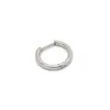 Brincos de Aço Inoxidável 316L Meio Círculo Formato D Estilo Básico Pino Reto Argolas para Orelha Anel para Cartilagem da Orelha Piercing Joia para Orelha Em Estoque Atacado