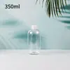 Frascos Dispensadores de Loção em Estoque 100ml 120ml 200ml Frascos de Shampoo Frascos de Plástico PET Frascos Pequenos de Pressão para Viagem