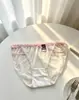Calcinhas Rendadas Picantes com Estampa de Leopardo e Bolinhas, Pretas e Brancas Vazadas de Cintura Alta Finas para Mulheres