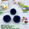 Al por mayor En stock 4cm 5cm 6cm Pompones de Piel de Conejo Sintética Pompones DIY para Empaque de Regalos, Colgantes para Mochilas, Suministros para Decoración Festiva