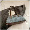Bolso Retro de Gran Capacidad para Mujer Otoño e Invierno 2026 Nuevo Bolso de Mano al Hombro de Cuero Aceitado y Encerado Bolso de Axila de Gama Alta