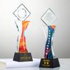 Nuevo Trofeo de Estrella de Cinco Puntas de Cristal Grabado Año Nuevo Venus Recompensas de Fin de Año Regalo Corporativo Souvenirs Cristal Venus