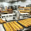 Máquina totalmente automática para hojaldre, popular máquina para masa de tartaleta de huevo en tira larga, máquina cortadora de tartaletas de huevo, máquina formadora de masa de tartaletas de huevo, máquina para hojaldre