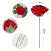 Set de Regalo Caja Transfronteriza de Rosas de Espuma Pe, Flores Artificiales con Tallos y Hojas, 50 Piezas, Flores para Decoración de Bodas, Regalo del Día de San Valentín