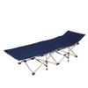 Personalizado camping ao ar livre cama dobrável Oxford pano tubo plano dez pés acampamento cama de alívio de desastres escolta almoço intervalo cama de acampamento individual