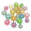 Perlado Pequeño Fresco Girasol Material Banda de Goma Pequeña Margarita Accesorios para el Cabello Pegamento Crema DIY Niños Accesorios para Funda de Teléfono Móvil