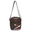 Moda Casual Feminina Nova Outono 2025 Casual Grande Capacidade Moda Transversal Celular Ombro Quadrado Pequeno Engraçado Bolsa