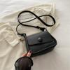 Textura de alta qualidade nicho de couro macio bolsa pequena feminina 2024 nova moda estilo fresco macaron ombro crossbody pequena bolsa quadrada