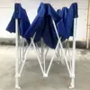 Parasol Telescópico Plegable de Cuatro Esquinas, Toldo Cuadrado para Puesto de Mercado, Refugio de Lluvia de Cuatro Patas, Paraguas Grande para Uso en Exteriores con Texto Impreso