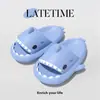 Zapatillas de tiburón genuinas de nueva generación transfronterizas calientes divertidas de la misma celebridad de Internet sandalias de tiburón para pareja para hombres