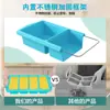 Venta Caliente Transfronteriza Cubitera de Hielo de Silicona Reforzada con Alambre para Cubos de Sopa Caja de Hielo Congelado para Caldo Caja de Almacenamiento para Porcionar Conservación Fresca