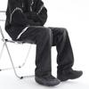 Calças da Moda Masculina para Primavera e Outono Calças Jeans Casuais Pretas Masculinas Calças Retas Soltas Versátil Calças da Moda de Perna Larga