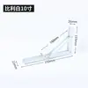 Soporte triangular de acero inoxidable 304 transfronterizo, pared gruesa, soporte Billy, soporte de estante plegable, estante de almacenamiento de pared