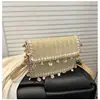 Bolso de Paja Pequeño Fragante de Verano para Mujer 2025 Nuevo Exquisito Bolso de Hombro Cruzado con Cadena Diseño Nicho Bolso Tejido