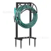 Soporte para Manguera de Jardín con 4 Puntas Metálicas Afiladas, Soporte Independiente para Manguera que Puede Albergar hasta 150 Pies de Manguera