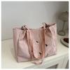 Bolso Tote de Gran Capacidad para Mujer 2024 Nuevo Diseño Nicho Estilo Occidental Desplazamiento Diario Simple Bolso de Hombro Mariposa