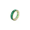 Anel Feminino Elegante de Personalidade Exclusiva, Simples, de Luxo Leve, Estilo Europeu e Americano, Ins, Nova Joia Colorida Multicolor