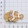 Accesorios de Resina DIY de Dibujos Animados, Pinzas para el Cabello de Color Sólido con Criaturas Marinas Grandes, Dijes para Fundas de Teléfono, Hebillas para Zapatos, Llaveros, Colgantes